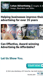 Mobile Screenshot of lotus-advertising.com